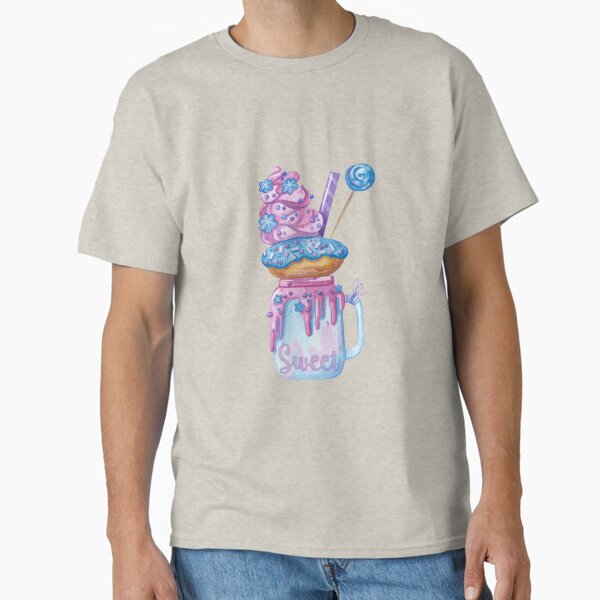 Item preview, Watercolor Sweet Treats Stacked on Glass Mug designed and sold by Dream Big! by E. H..