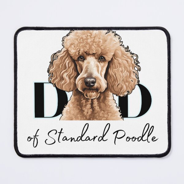 Item preview, Minimalistic aesthetic Dad of apricot cream standard poodle designed and sold by GoodyPaws.