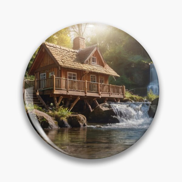 Item preview, Waterfall Dream Cottage designed and sold by BlareBlare.
