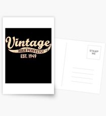 1949 Birthday Gift Vintage Est 69th Birthday 69 Yrs Old B-day Present Postcards