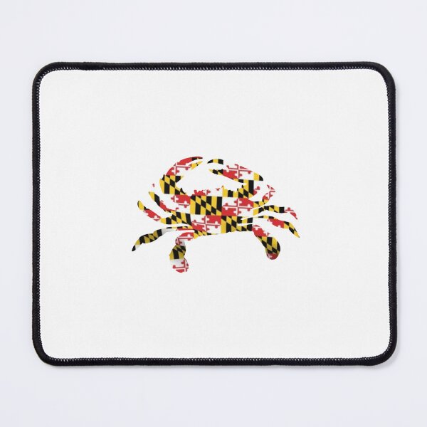 Item preview, Maryland flag crab designed and sold by Curious Frog.