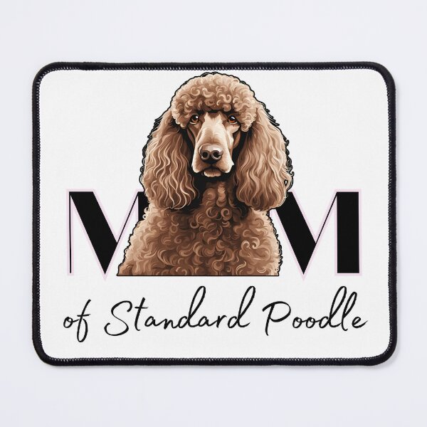 Item preview, Minimalistic aesthetic Mom of chocolate brown standard poodle designed and sold by GoodyPaws.