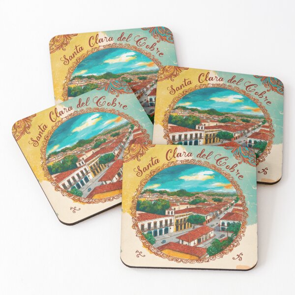 Item preview, Santa Clara del Cobre Michoacan Mexico Magic Town Postcard Vintage Travel designed and sold by TravelPostcardGems.