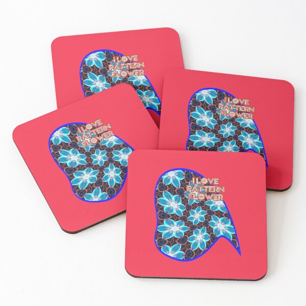 Artikelvorschau, Abstraktes blaues Blumenmuster entworfen und verkauft von Patternflower.