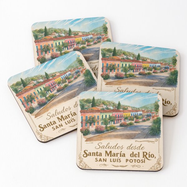 Item preview, Santa Maria del Rio San Luis Potosi Mexico Magic Town Postcard Vintage Travel designed and sold by TravelPostcardGems.