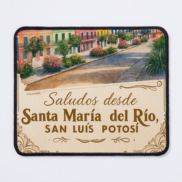 Item preview, Santa Maria del Rio San Luis Potosi Mexico Magic Town Postcard Vintage Travel designed and sold by TravelPostcardGems.