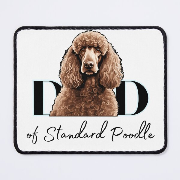 Item preview, Minimalistic aesthetic Dad of chocolate brown standard poodle designed and sold by GoodyPaws.