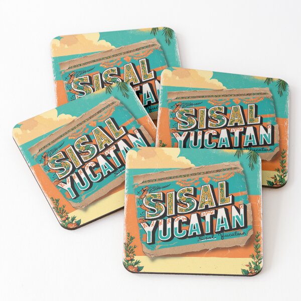 Item preview, Sisal Yucatan Mexico Magic Town Postcard Vintage Travel designed and sold by TravelPostcardGems.