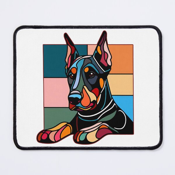 Item preview, Sophisticated Doberman Dog Digital Art Print designed and sold by Dynke.