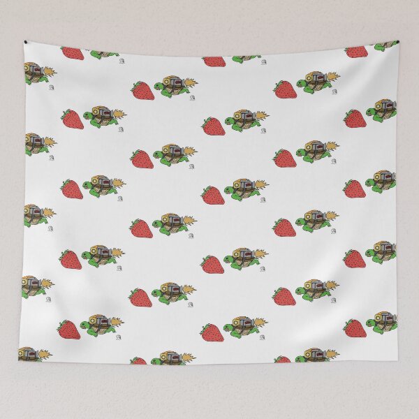 Item preview, Speedy Turtle Getting the Strawberry designed and sold by rachelmbradyart.