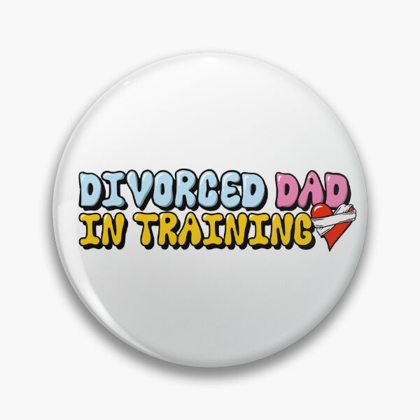 Item preview, divorced dad in training bandaged heart designed and sold by divorceddad83.