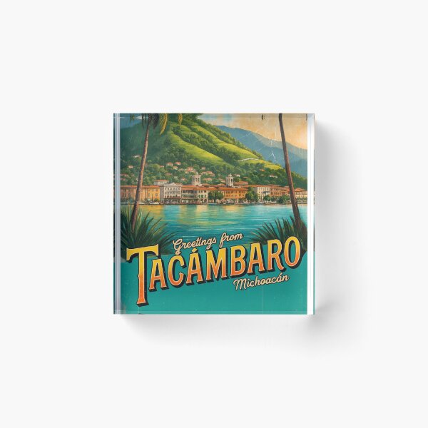Item preview, Tacámbaro Michoacan Mexico Magic Town Postcard Vintage Travel designed and sold by TravelPostcardGems.