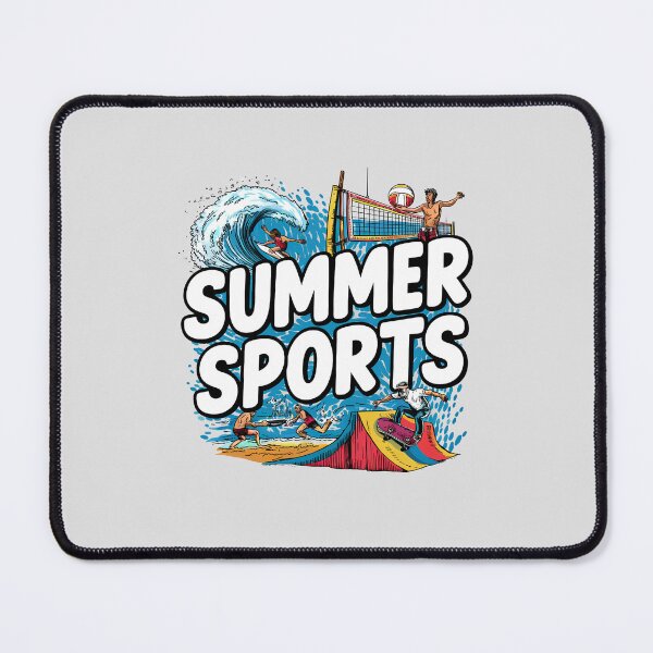 Item preview, Summer Sports: Surfing, Beach Volleyball, Skateboarding designed and sold by Itsheartshop.