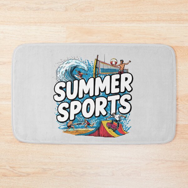 Item preview, Summer Sports: Surfing, Beach Volleyball, Skateboarding designed and sold by Itsheartshop.
