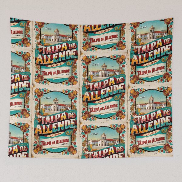 Item preview, Talpa de Allende Jalisco Mexico Magic Town Postcard Vintage Travel designed and sold by TravelPostcardGems.