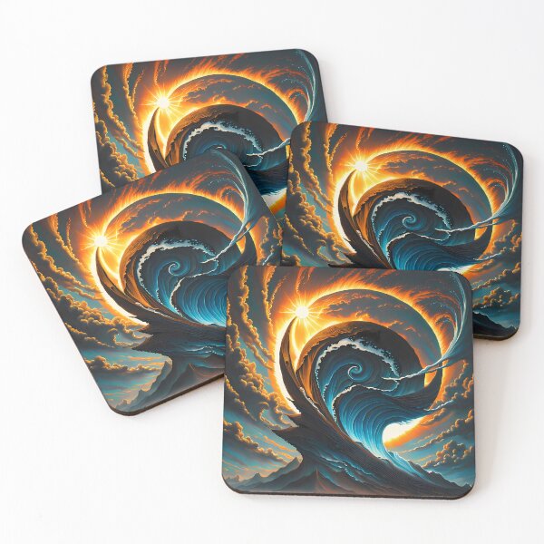Item preview, Gravity Defying Wave, Ai Generated Art  designed and sold by ACC .