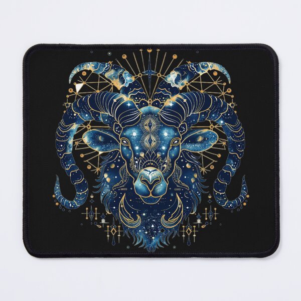 Item preview, Celestial Aries Ram – Vibrant Astrological Art T-Shirt designed and sold by Mrrjgraphic.