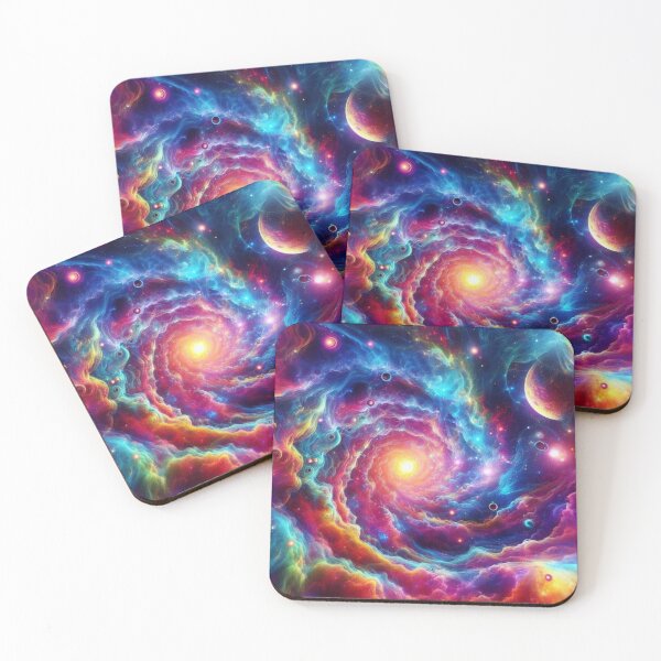 Item preview, Colourful Trip Through A Cosmic Nebula. designed and sold by IrsathThaslima.