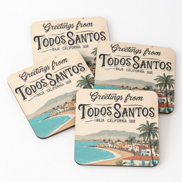 Item preview, Todos Santos Baja California Sur Mexico Magic Town Postcard Vintage Travel designed and sold by TravelPostcardGems.