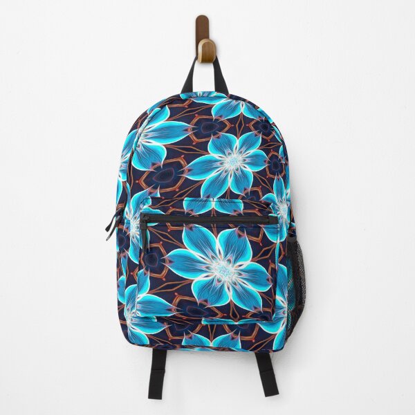 Item preview, Abstract Blue Flowers Pattern designed and sold by Patternflower.
