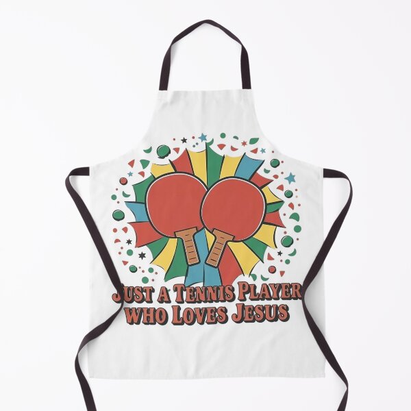 Item preview, Just a Tennis Player Who Loves Jesus,  TableTennis, Tennis Bats Art designed and sold by Faithloveshop.