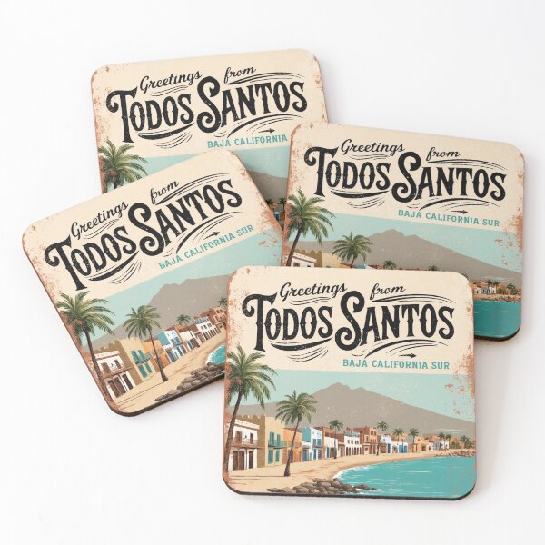 Item preview, Todos Santos Baja California Sur Mexico Magic Town Postcard Vintage Travel designed and sold by TravelPostcardGems.