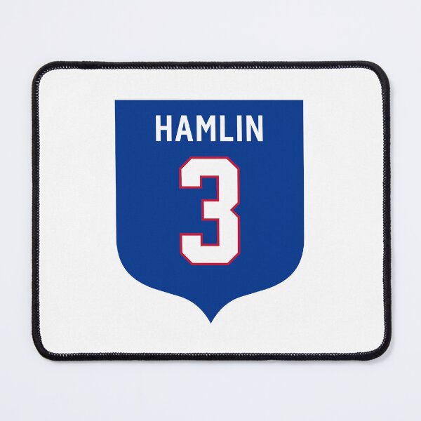 Item preview, Damar Hamlin #3 emblem designed and sold by Tarroi.