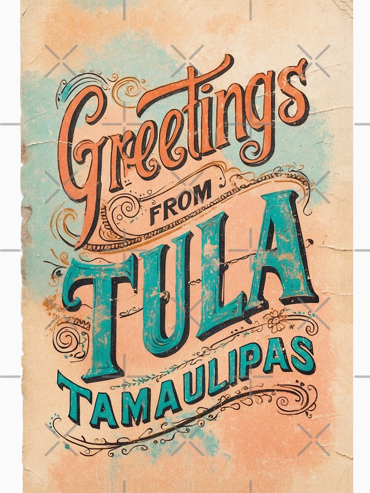 Thumbnail 7 of 7, Classic T-Shirt, Tula Tamaulipas Mexico Magic Town Postcard Vintage Travel designed and sold by MangaWorld4All.