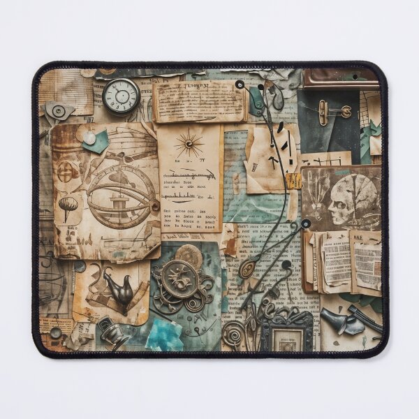 Item preview, Vintage Curiosities: A Timeless Collage designed and sold by oanaunciuleanu.
