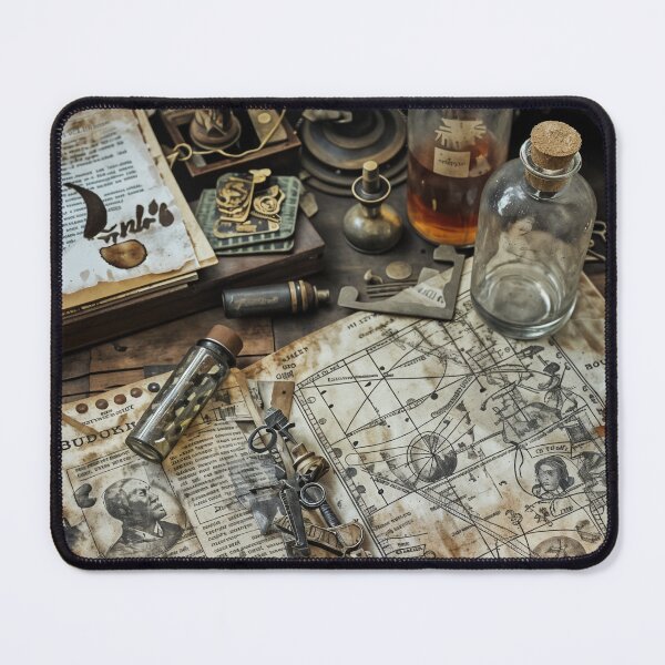 Item preview, Vintage Curiosities: A Timeless Collage designed and sold by oanaunciuleanu.