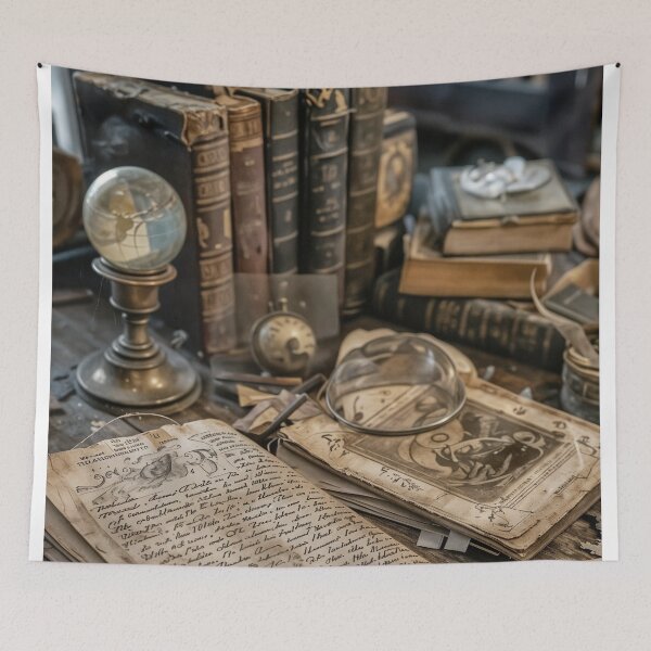 Item preview, Vintage Curiosities: A Timeless Collage designed and sold by oanaunciuleanu.