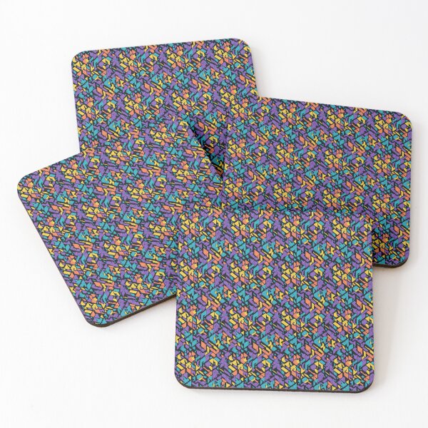 Item preview, Multicolor Geometric Shapes Pattern designed and sold by Daniel Haddad.