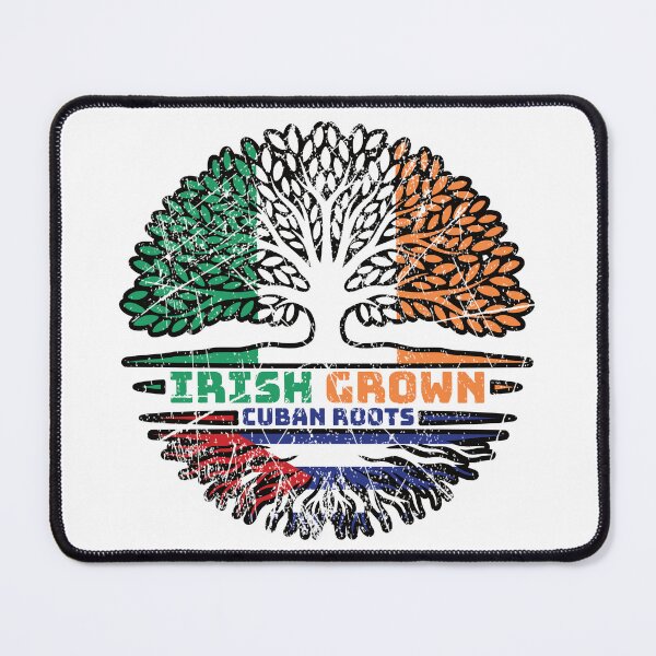 Item preview, Cuba Cuban Irish Ireland Tree Roots Flag designed and sold by FlagX.