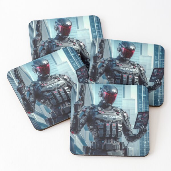 Item preview, Police Robot #4 designed and sold by JALNERVION SHOP.