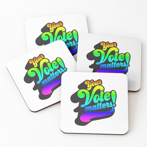 Item preview, your vote matters rainbow pride designed and sold by MistyFigs.