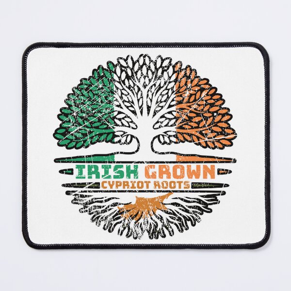Item preview, Cyprus Cypriot Cypriote Irish Ireland Tree Roots Flag designed and sold by FlagX.