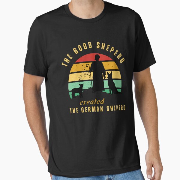 Item preview, The Good Shepherd and the German Shepherd T-Shirt  designed and sold by blackandart.