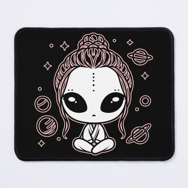 Item preview, Cute Alien Digital Outline Design designed and sold by Dynke.