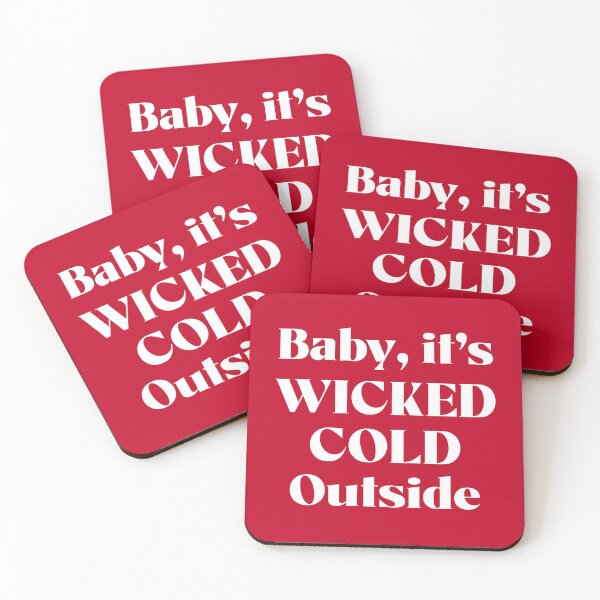 Item preview, Baby it's Wicked Cold Outside New England Christmas designed and sold by AntiqueImages.