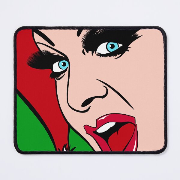 Item preview, Divine Drag Queen Christmas Cartoon PopArt Drawing designed and sold by Henrylizarraga.