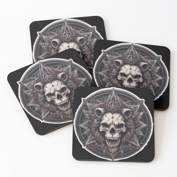 Item preview, Gothic Lion Skull Pentagram designed and sold by Mr-Feniks-55.