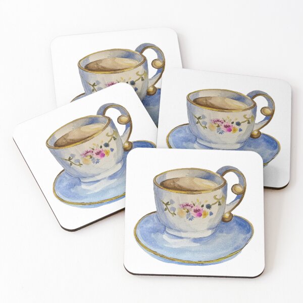 Item preview, Wing Light Art Designs Teacup in Blue designed and sold by Wing Light Art Designs.