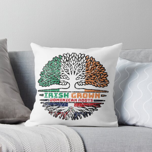 Item preview, Dominican Republic Irish Ireland Tree Roots Flag designed and sold by FlagX.