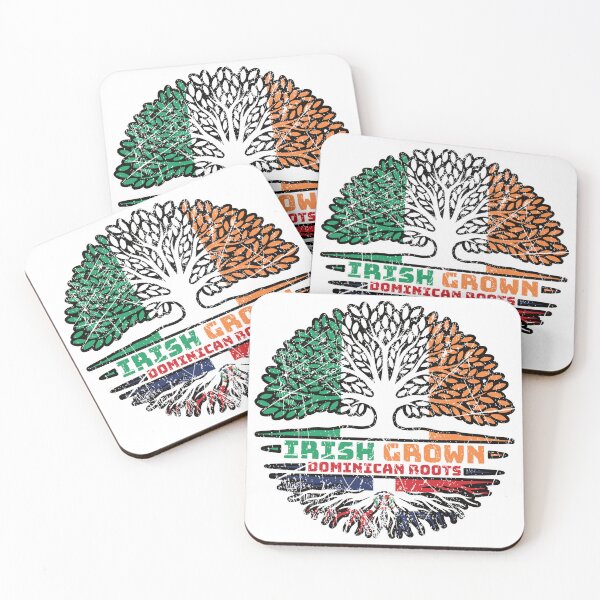 Item preview, Dominican Republic Irish Ireland Tree Roots Flag designed and sold by FlagX.
