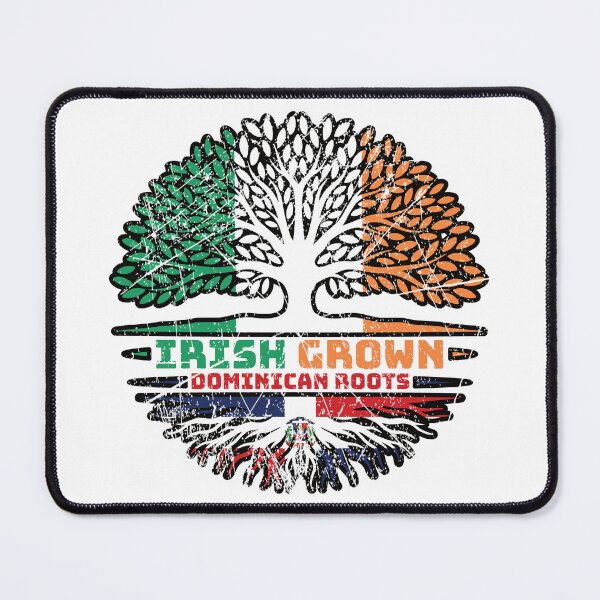 Item preview, Dominican Republic Irish Ireland Tree Roots Flag designed and sold by FlagX.
