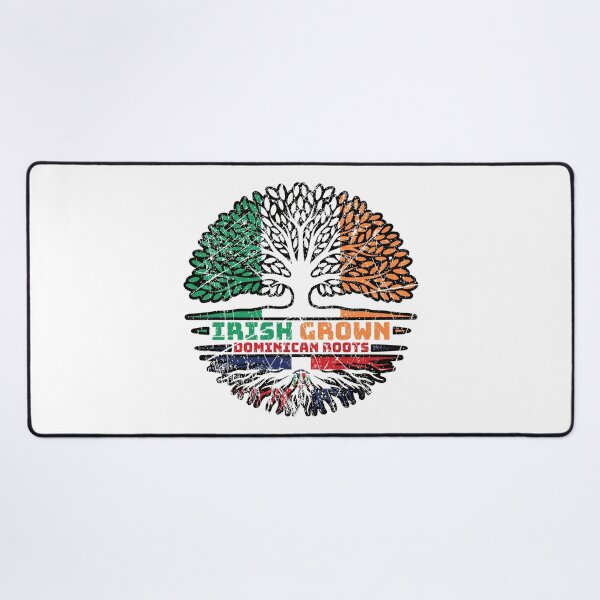 Item preview, Dominican Republic Irish Ireland Tree Roots Flag designed and sold by FlagX.