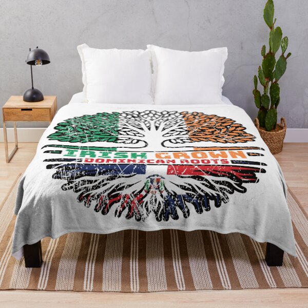 Item preview, Dominican Republic Irish Ireland Tree Roots Flag designed and sold by FlagX.