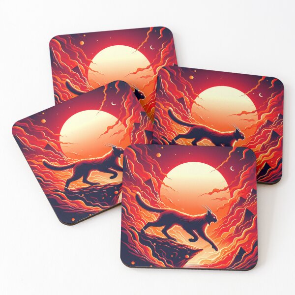 Item preview, Lava Fire Lynx, Ai Generated Art  designed and sold by ACC .