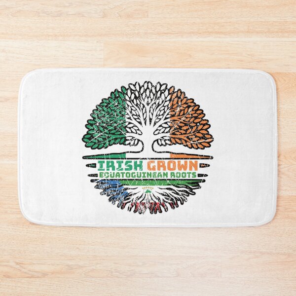 Item preview, Equatorial Guinea Equatoguinean Irish Ireland Tree Roots Flag designed and sold by FlagX.
