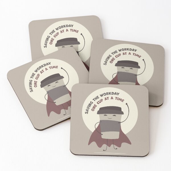 Item preview, Coffee Superhero in the Workplace designed and sold by iamKaye.